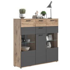 Highboard MASON - Nox Oak -