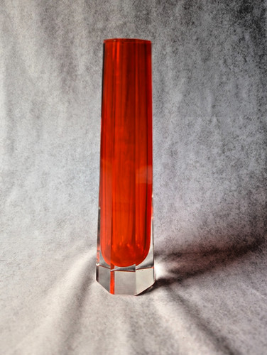 Vintage blockvase orange - vintage,