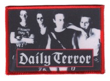 DAILY TERROR-BAND"Aufnäher"Oi!/SKIN/WAY OF LIFE/PATCH/Oi!/PUNK/BS/