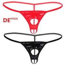 DE Herren String Wetlook Thong