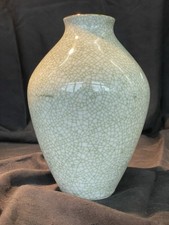 Vintage Metzler & Ortloff Craquelé Porzellan Vase