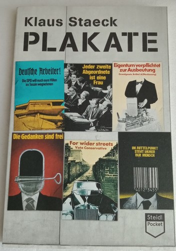 Plakate klaus staeck - -,