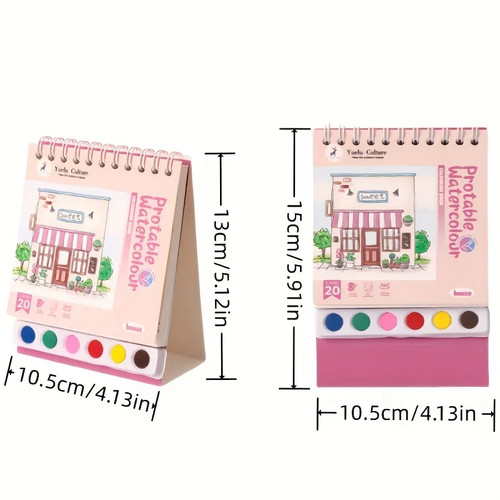 Aquarellskizzenbuch set blank - set,