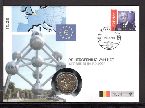 Belgien 2007 numisbrief euro - 2007, 2