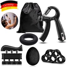 Handtrainer Unterarmtrainer Fingertrainer Set Verstellbarer Griffkraft Trainer 