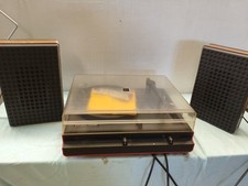 DDR RFT Ziphona Combo 523 Stereo Orange Plattenspieler Radio Tonband Platte VEB