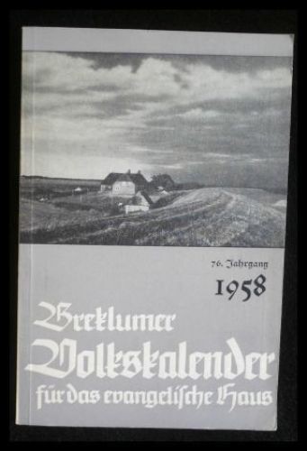 Breklumer volkskalender für - breklumer,