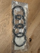 Original Audi Ringe, Audi Quattro, Silber￼