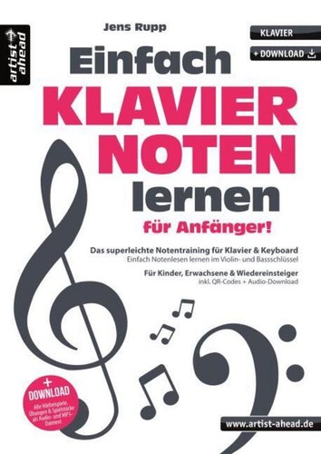 Einfach klaviernoten lernen - klaviernoten,