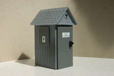 Fernsprecherhäuschen / Bahnhäuschen für Spur G  1:22,5 1:24 Badehaus Gerätehaus
