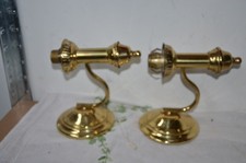 2 x Alte Lampe Vintage Wandleuchte Wandlampe goldene farbe