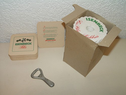 Bierdeckel isenbeck pils - 21,