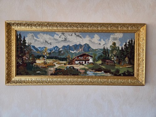 Handgearbeiteter gobelin mit - gobelin,
