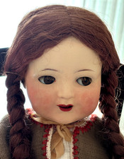 Antike massekopf puppe franz - antike,