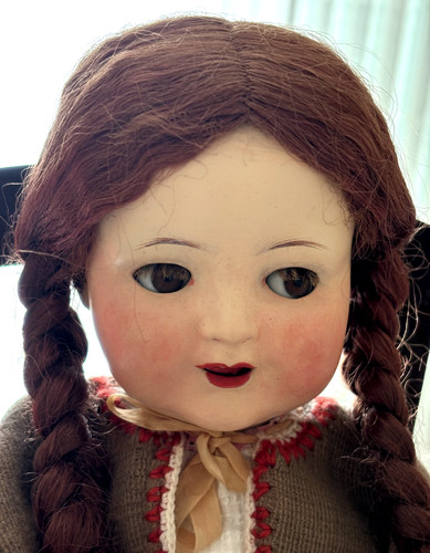 Antike massekopf puppe franz - antike,
