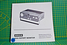 UHER 4000 REPORT-MONITOR,BDA,Ausgabe.: 366-48726-DEF/I/002/480-R, 60 Seiten