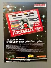 Fleischmann Modellbahn Start Set Modelleisenbahn 1981 Vintage Ad Werbung Reklame