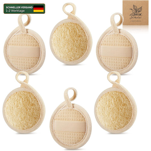 Luffa schwamm stück - 6,