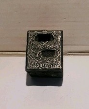 Klischee Druckplatte Druckstock Stempel Baumwollspinnerei Zschopau Bodemer Antik