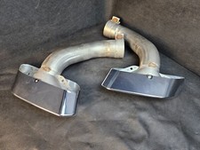 VW Touareg III CR7 Chrom Endrohr Blenden Abgasanlage Auspuffblende Endrohrblende