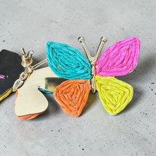 Papier bast schmetterling - papier,