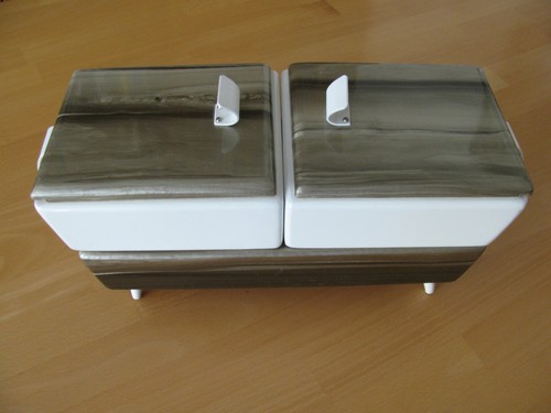 Vintage nähkasten - nähkasten, /