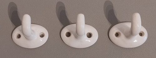Porzellan wandhaken weiß - wandhaken,
