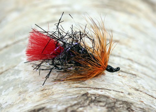 Lachsfliege hot black - lachsfliege, "