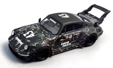 PORSCHE RWB 964 GT Wing - #43 Monster  - Hoonigan - Flame 1:64