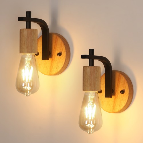 Retro vintage wandleuchte - 2x,