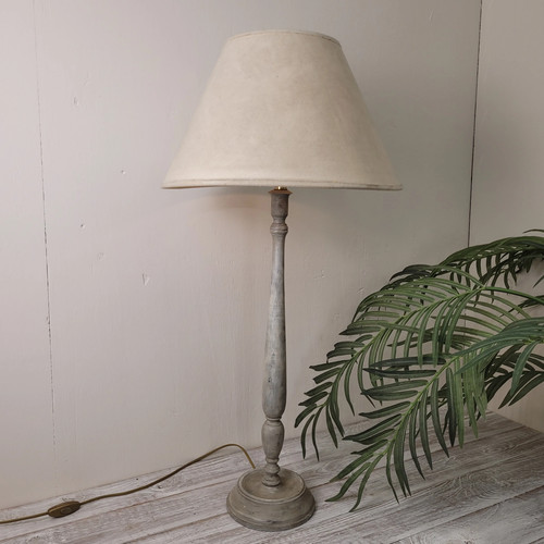 Tischlampe grau vintage - tischlampe,