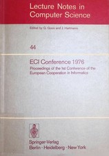ECI Conference 1976: Proceedings of the 1st Conference of the European Cooperati
