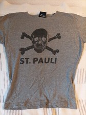 FC St. Pauli Damen T-Shirt Gr. M (eher S)Totenkopf Fußball