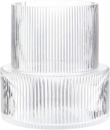 Glasvase gerippte vase - vase, für