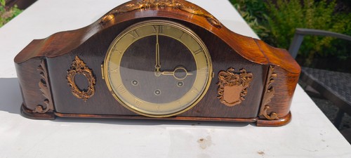 Antike kaminuhr tischuhr holz - antike,