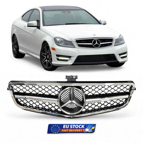 Amg kühlergrill chrom - amg, schwarz