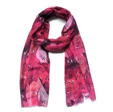 Seide Seidentuch Langschal Schal Halstuch Tuch Damen Farbverlauf Blumen 