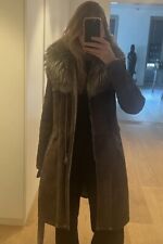 Giorgio Brato Ledermantel Echtfell Pelz Lamm Nour Hammour S M L 36 38 40 luxus