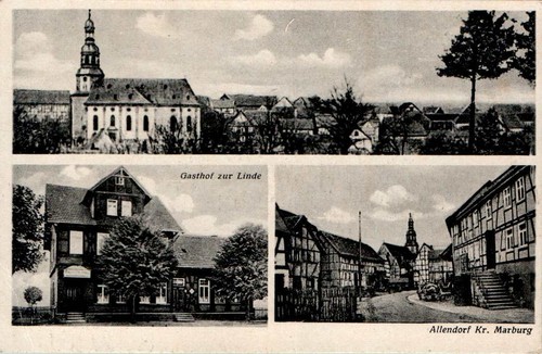 Gruss aus stadt - ak,