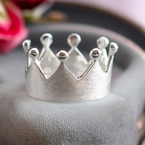 Damenring krone ring - damenring, 925