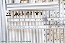 Zollstock inch englisch 2m mit