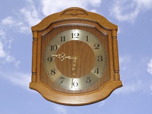 Wanduhr ams junghans quarzwerk - wanduhr,