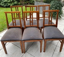 Stuhl 6x WP Kirschholz gebeizt