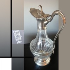 Französische Glaskaraffe mit