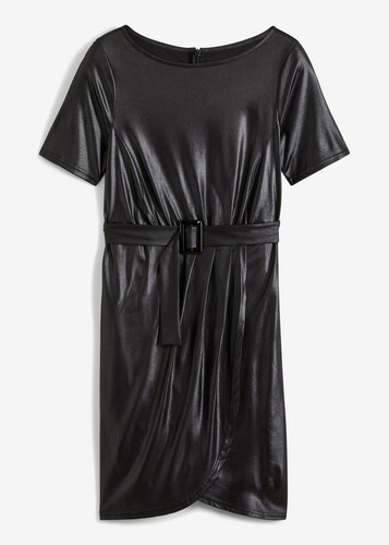 Neu kleid lederoptik gr - in,