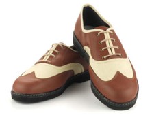 Bleyer Tanzschuhe 7500 beige/braun ~ Boogie Woogie Swing Charleston Lindy Hop