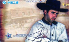 China : Telefonkarte - Raúl González Blanco  ist ein spanischer Fußballtrainer