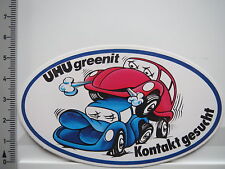 Aufkleber Sticker UHU - Kleber Greenit - Kontakt gesucht (6744)