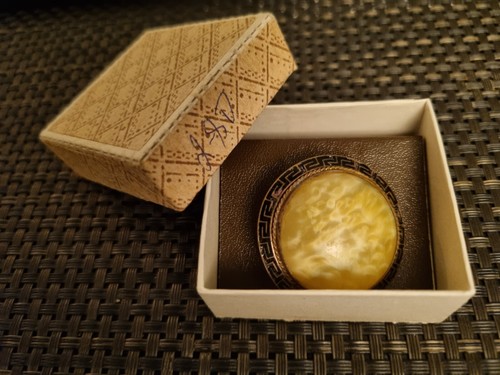 Brosche bernstein imitat - brosche,