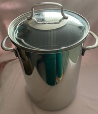 RÖSLE Spargeltopf / Pastatopf Edelstahl 18/10 mit Einsatz 4,5 Liter Induktion